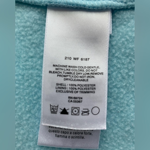 Columbia Zip-up Fleece Jacket Little Girls Size 4/5 - Picture 7 of 7